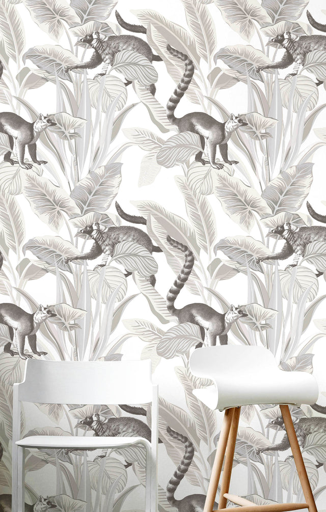 Tapeta Parato Botany House Lemuri 15531