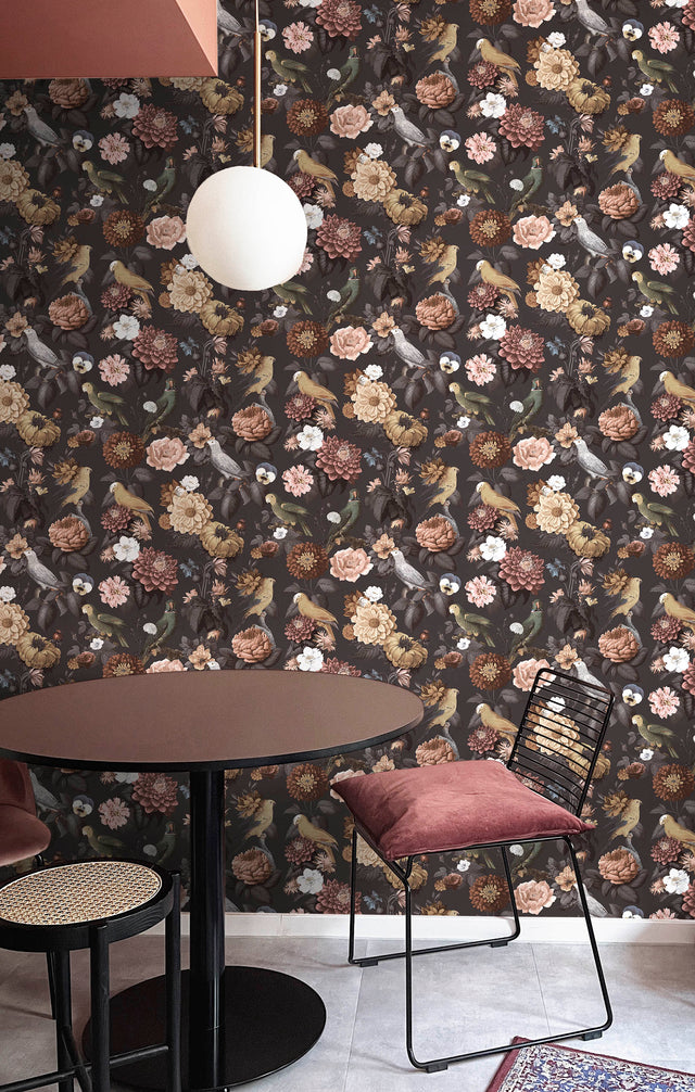 Tapeta Parato Botany House Parrottini 15549