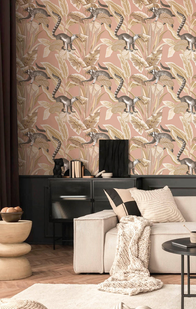 Tapeta Parato Botany House Lemuri 15534