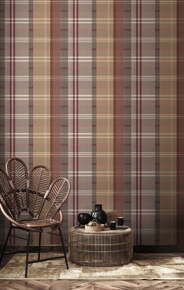Tapeta Parato Botany House Scozzese 15568