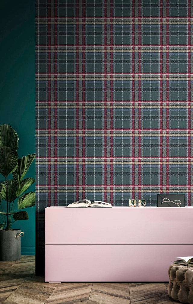 Tapeta Parato Botany House Tartan 15577